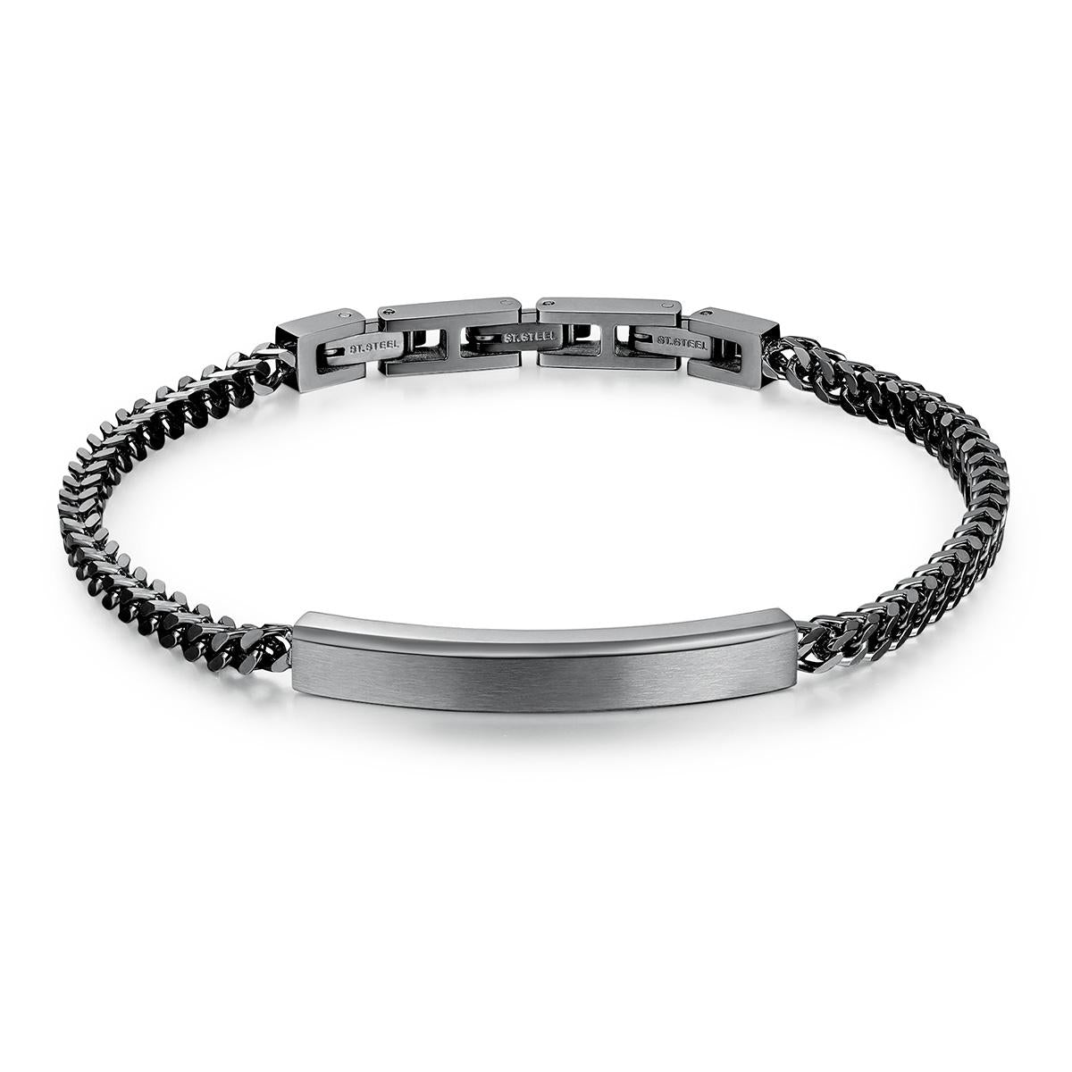 Pulsera Brosway Plateada Hombre BIK13