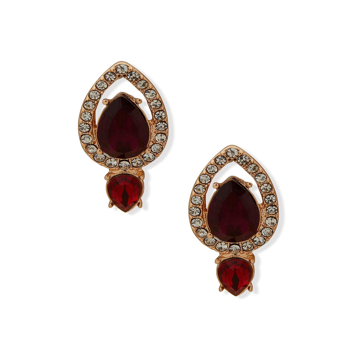 Aros Anne Klein Rojo Mujer 01G00724