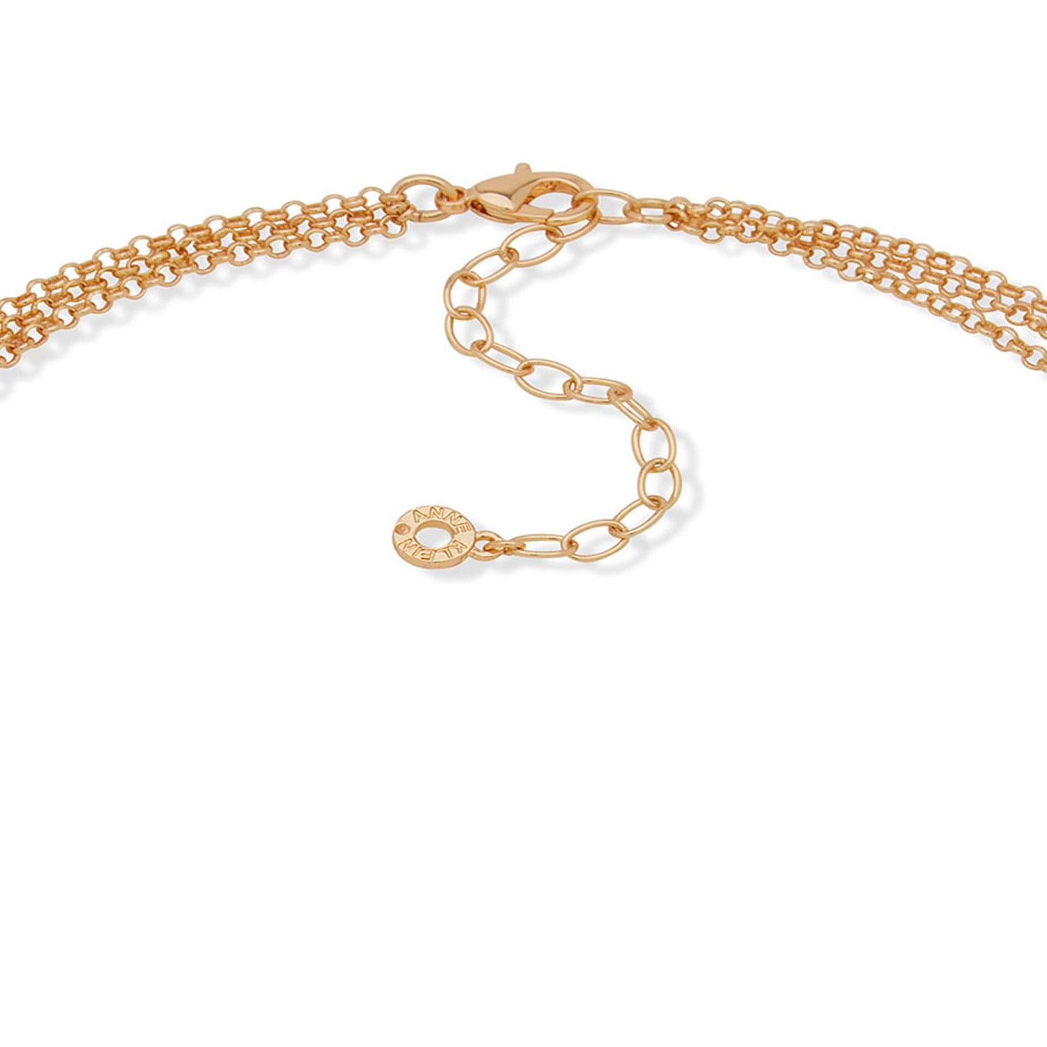 Collar Doble Anne Klein Dorado Mujer