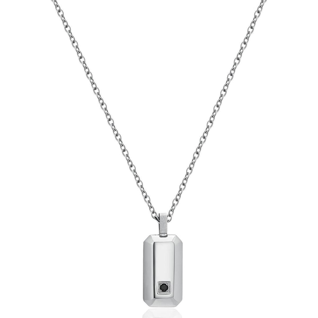 Collar Brosway Plateado Hombre BGF01