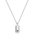 Collar Brosway Plateado Hombre BGF01