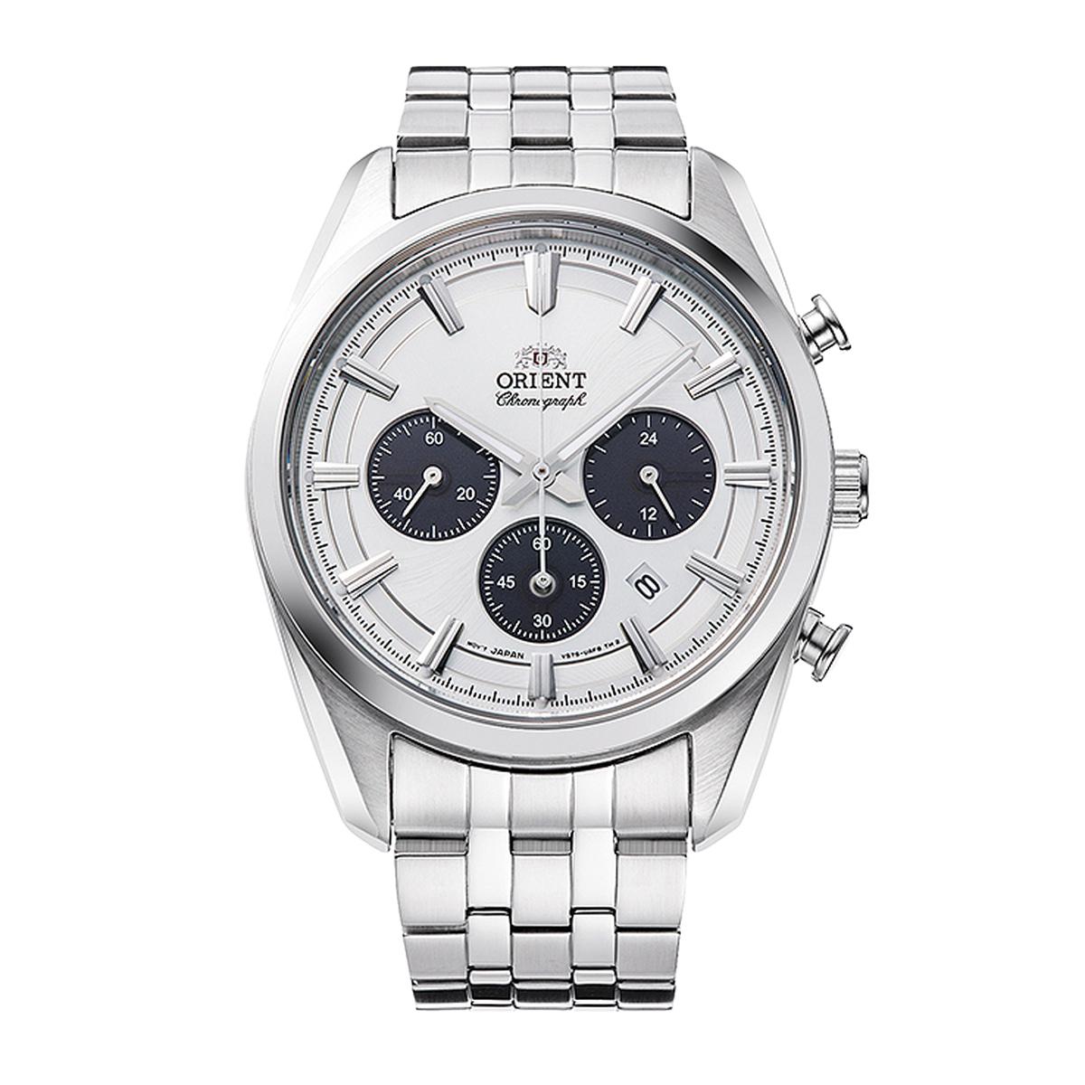 Reloj Cronóg. Hombre Orient Plateado RA-TX0305S