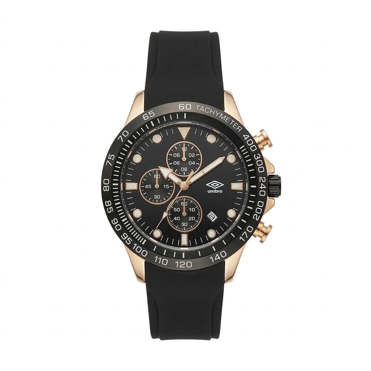 Reloj Análogo Hombre Umbro Plus Negro UMBP-1500-113