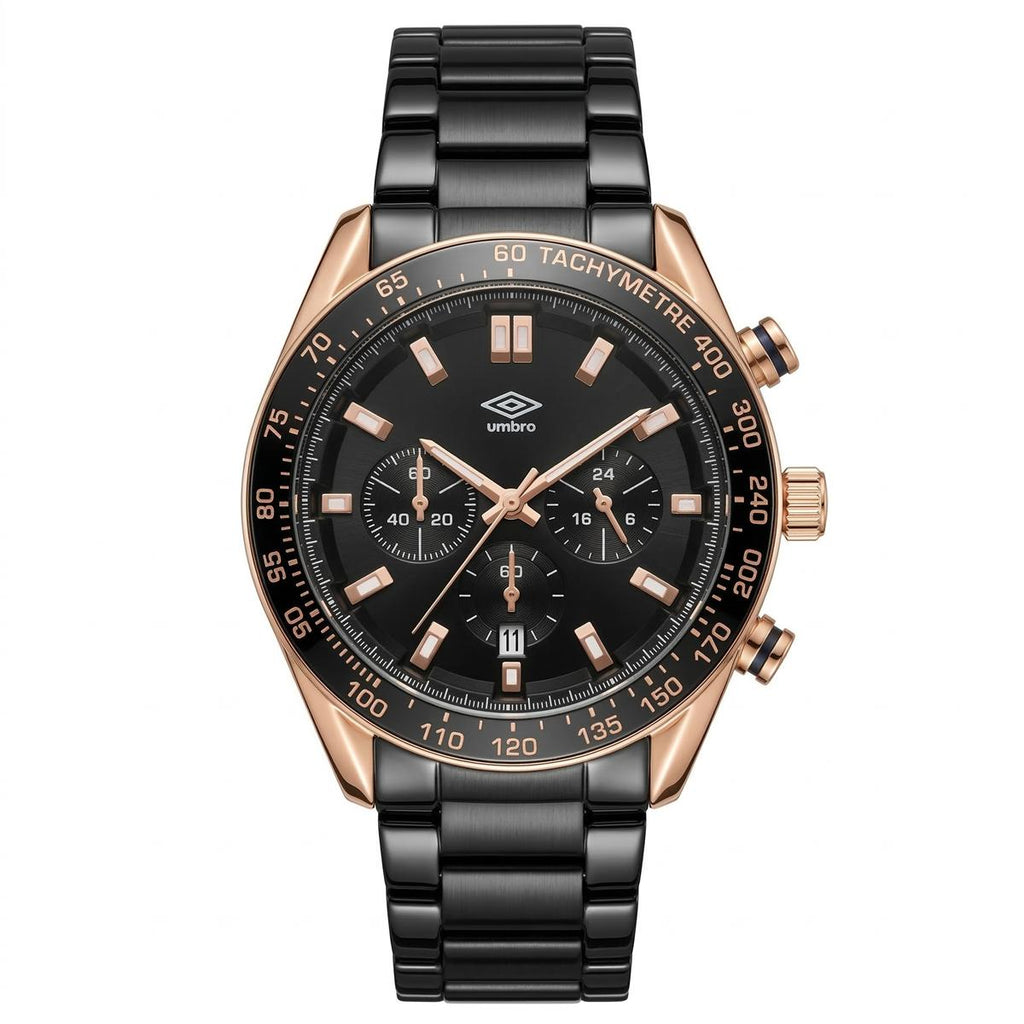 Reloj Análogo Hombre Umbro Plus Negro UMBP-1500-117