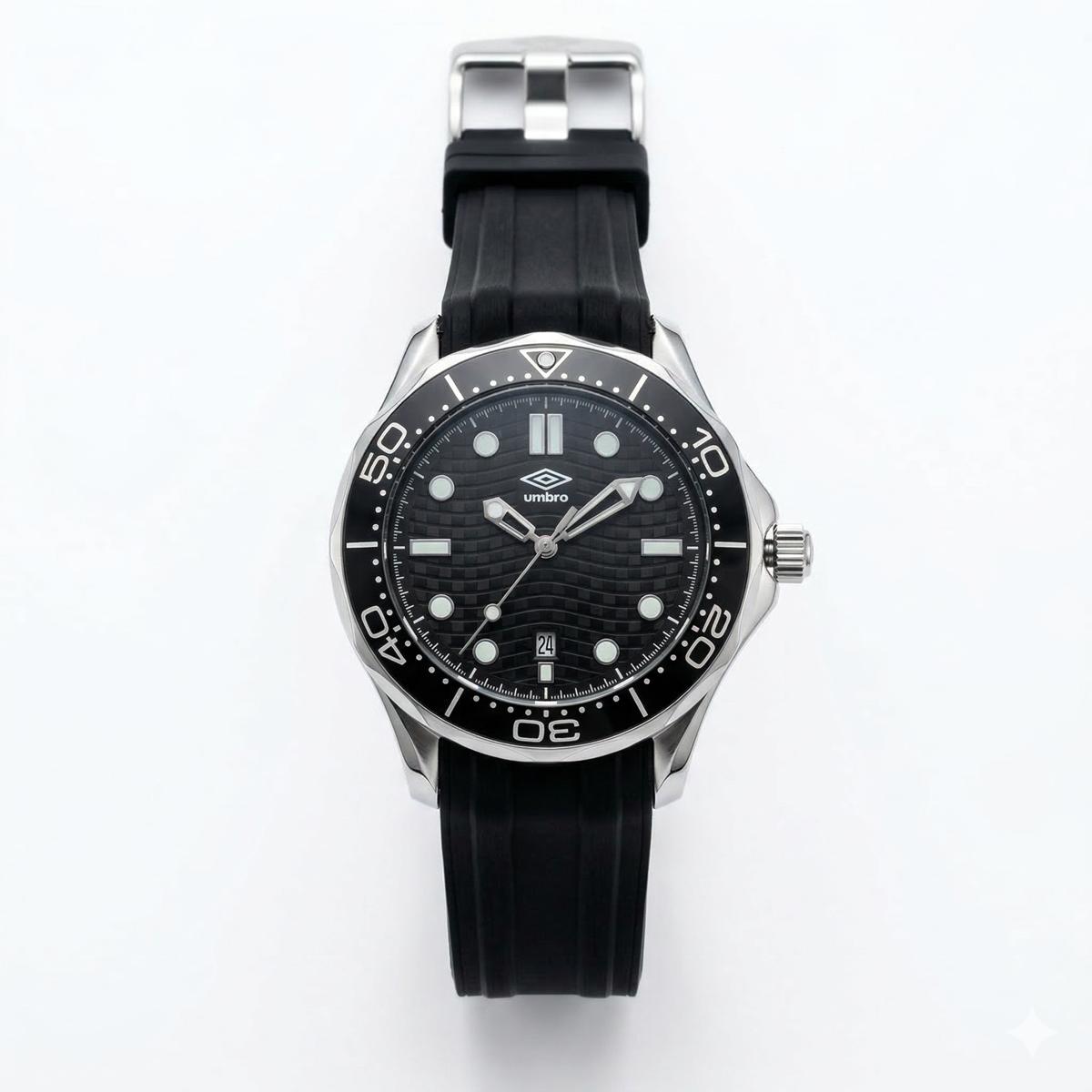Reloj Análogo Hombre Umbro Plus Negro UMBP-1500-185