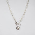 Collar 19V69 Italia Plateado Mujer