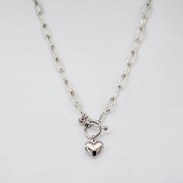 Collar 19V69 Italia Plateado Mujer