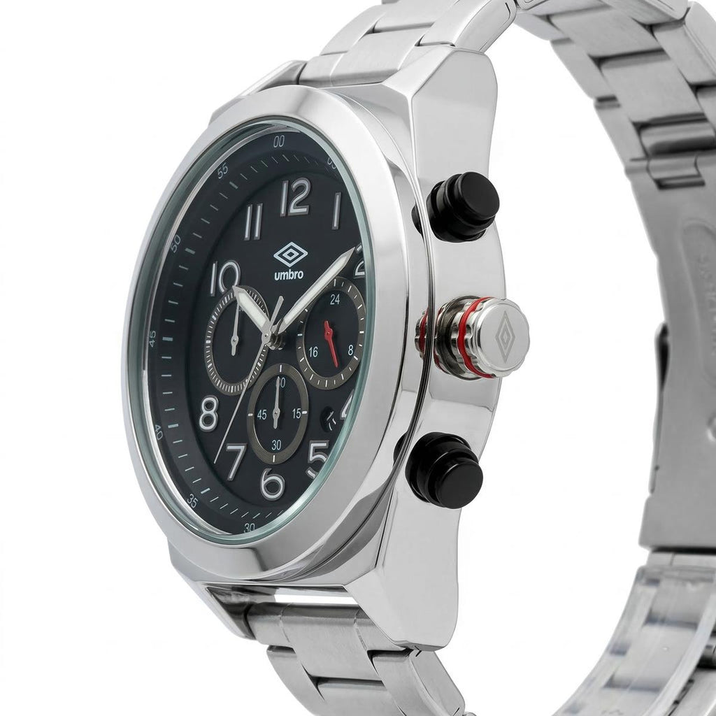 Reloj Análogo Hombre Umbro Plus Plateado UMBP-1500-124