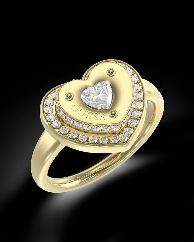 Anillo Mujer Guess Dorado Jubr05552Jwyg54