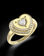 Anillo Mujer Guess Dorado Jubr05552Jwyg54