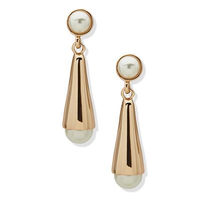 Aros Colgantes Anne Klein  Dorado Mujer 01G01416