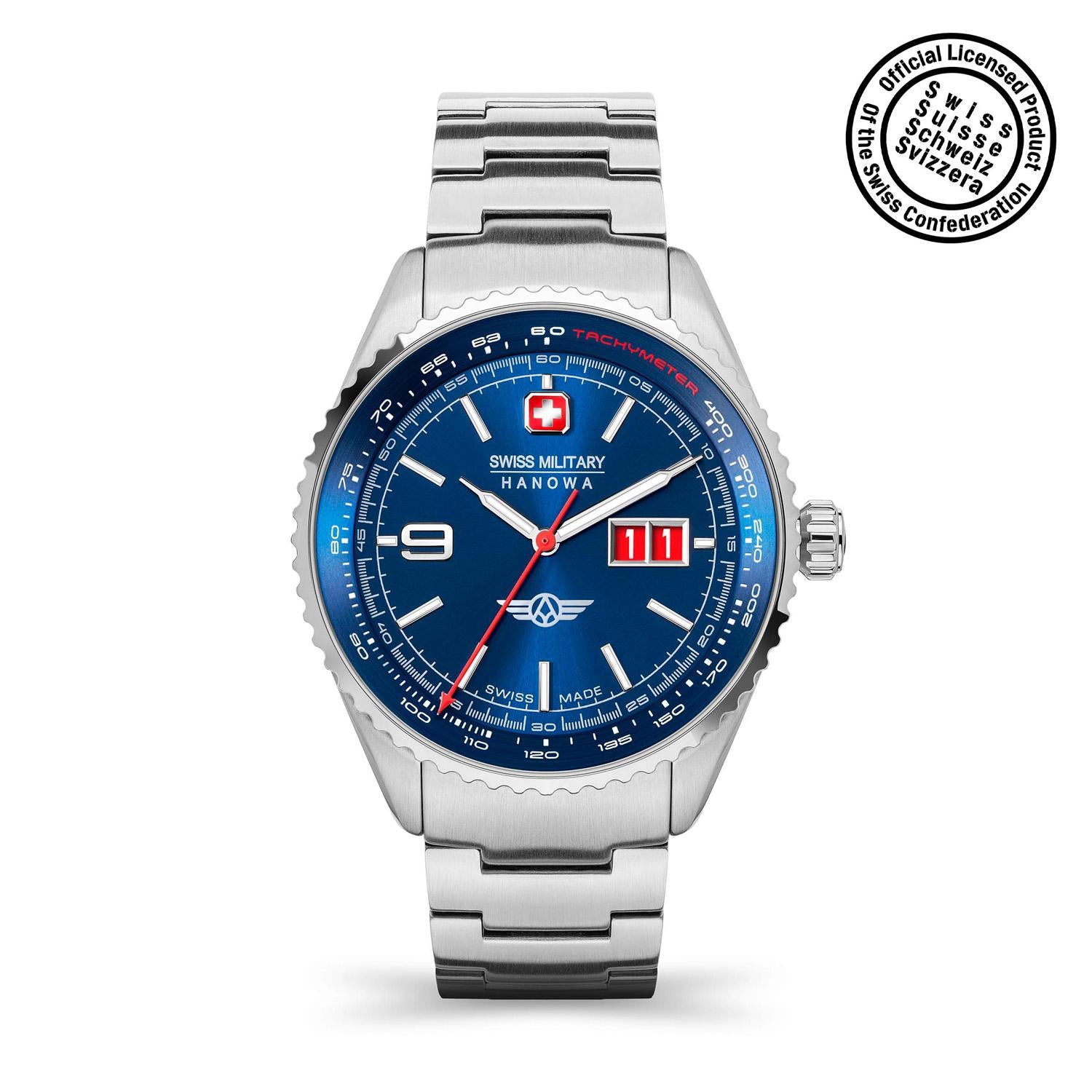 Reloj Swiss Military Hanowa SMWGH2101005 Plateado Hombre