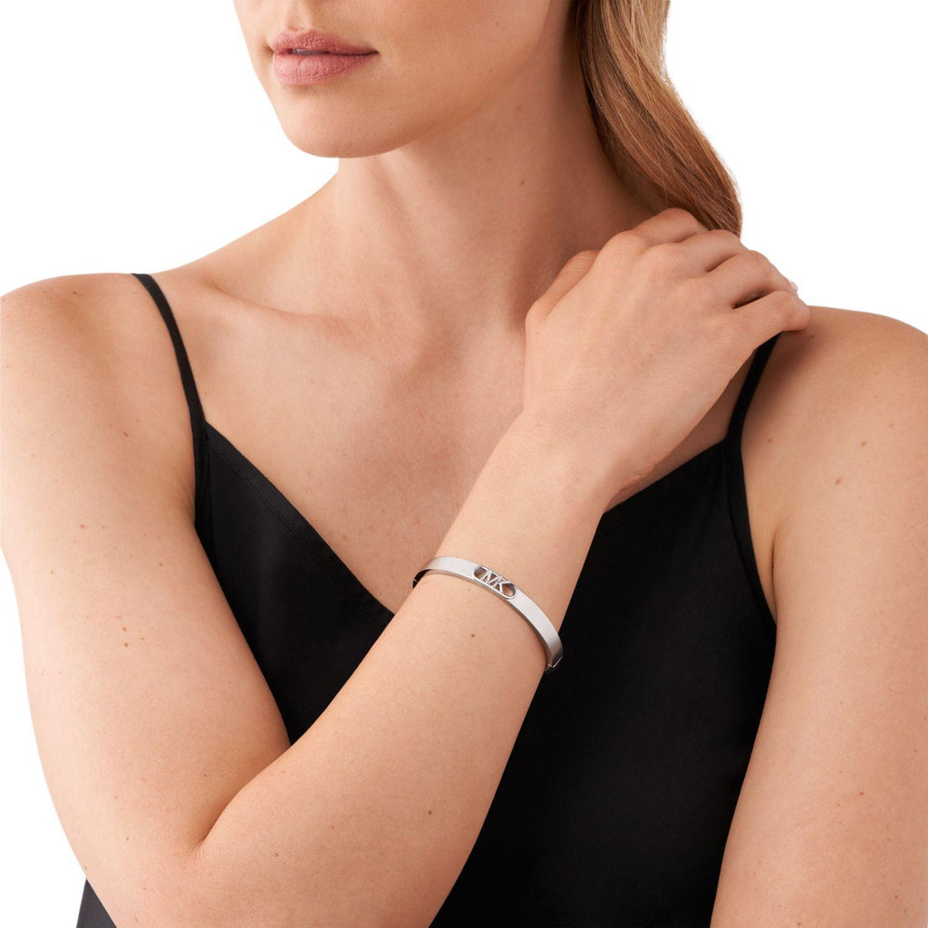 Brazalete Michael Kors Plateado Mujer