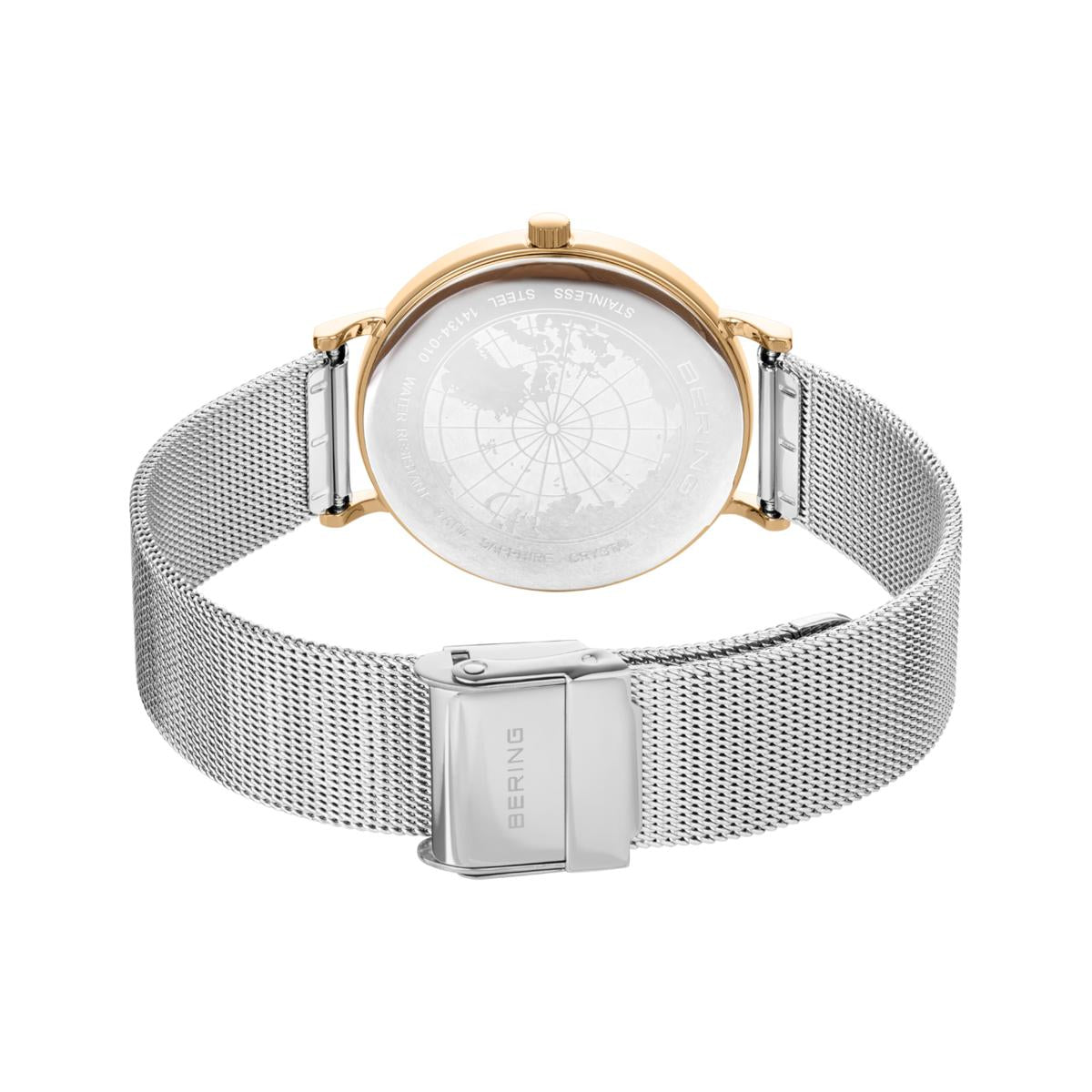 Reloj Análogo Mujer Bering Plateado 14134-010