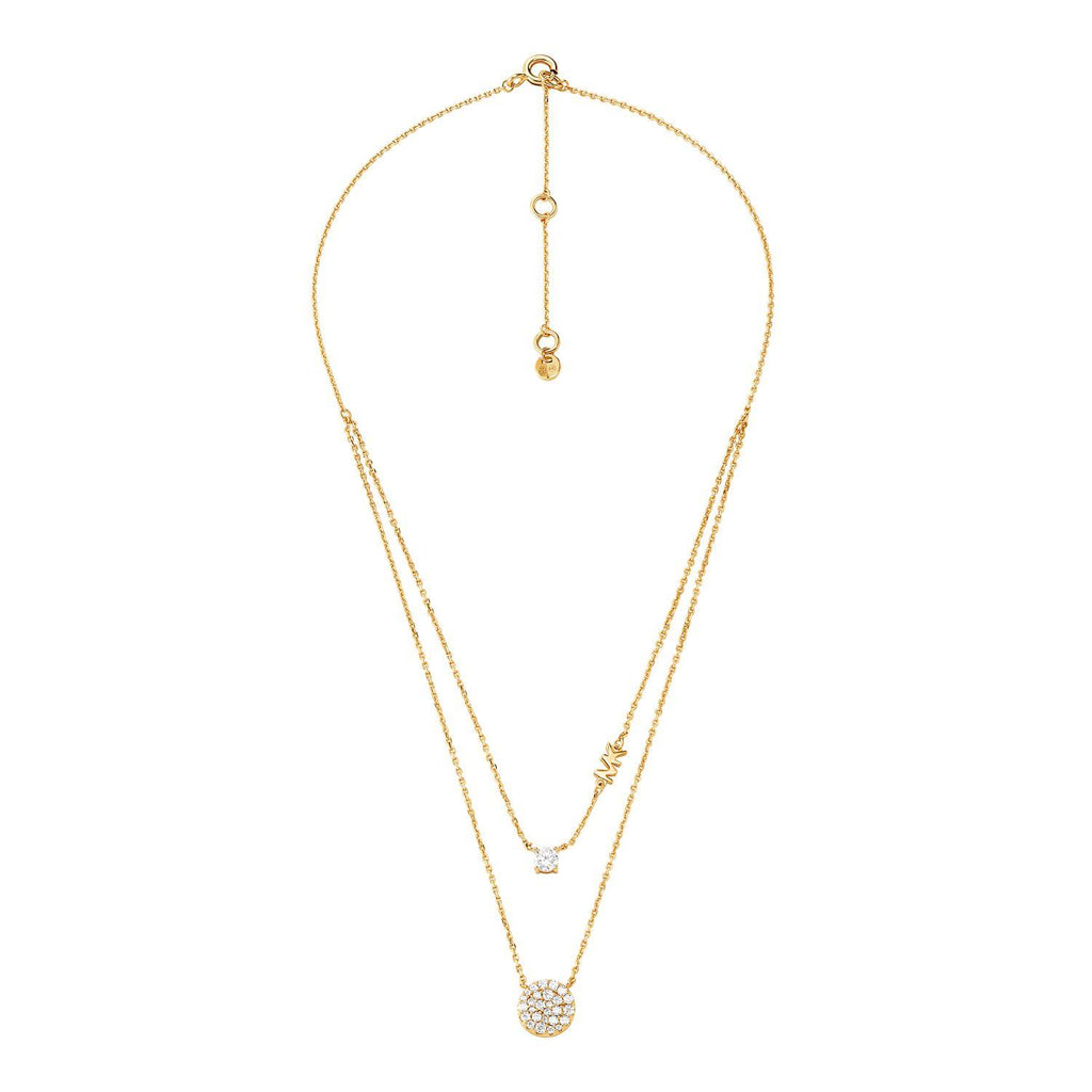 Collar Doble Michael Kors Dorado Mujer