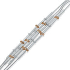 Pulsera Doble Anne Klein Plateado Mujer