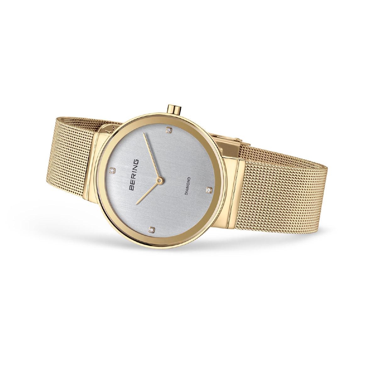 Reloj Análogo Mujer Bering Dorado 10135-334