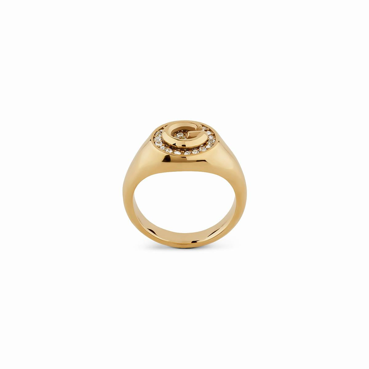 Anillo JUBR05/449JW/YG/52 Dorado Mujer Guess