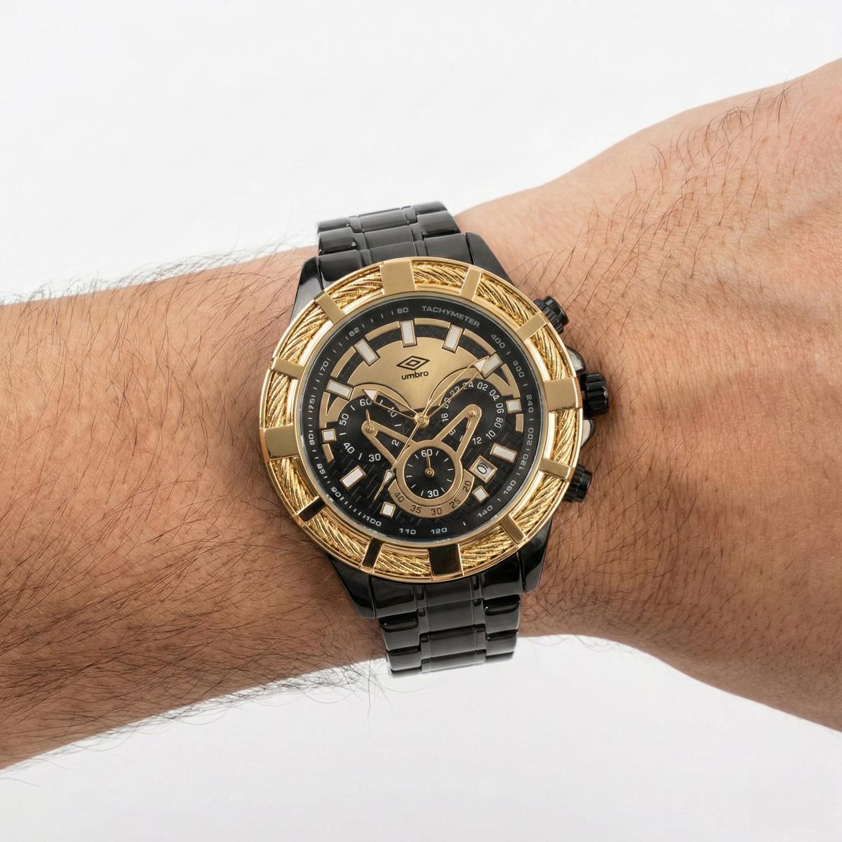 Reloj Análogo Hombre Umbro Plus Gris UMBP-1500-68
