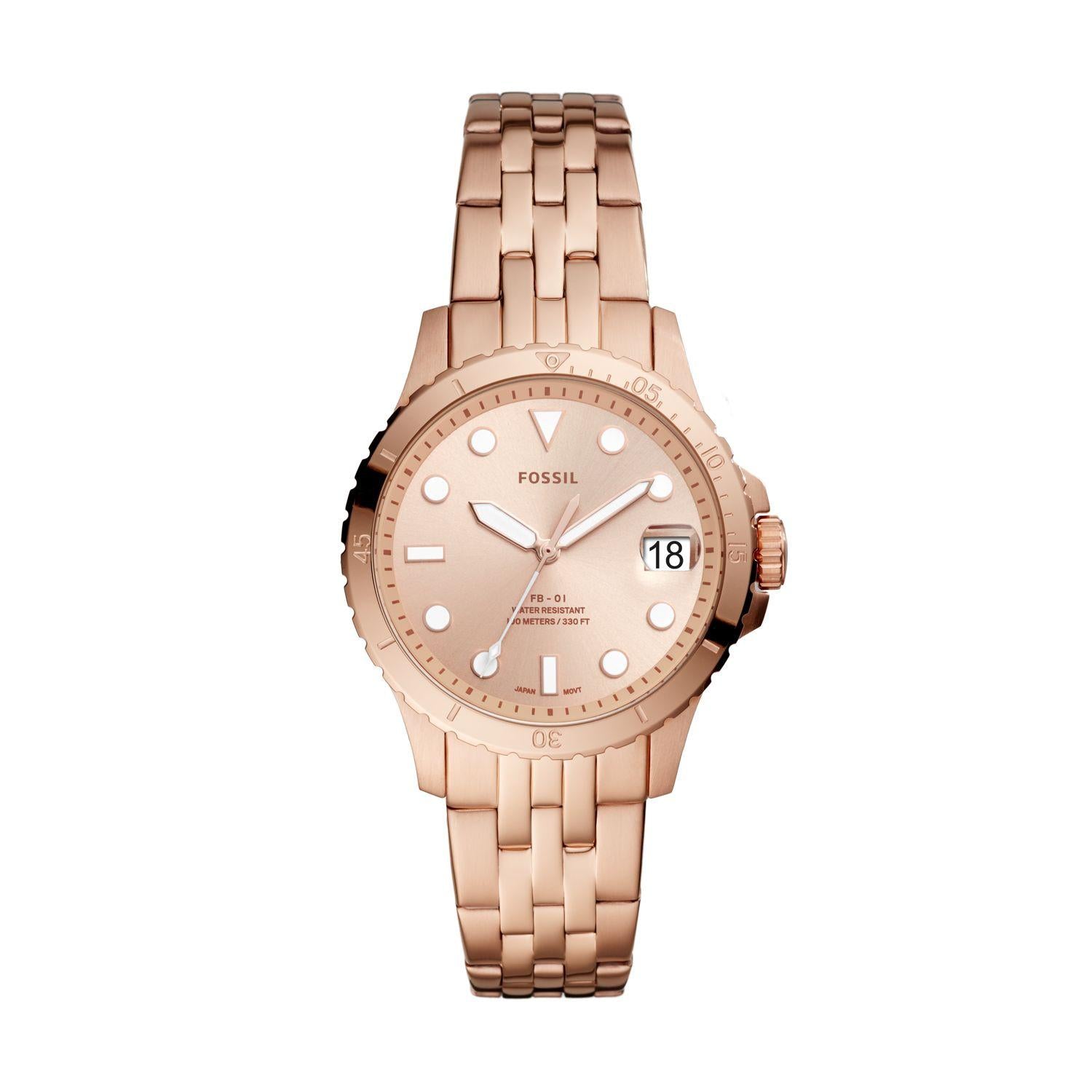 Reloj Oro Rosa Fossil Mujer ES4748