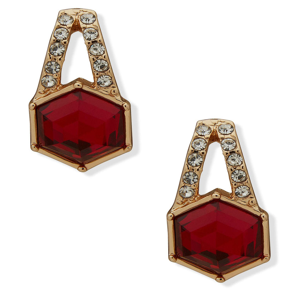 Aros Anne Klein Rojo Mujer 01G00738