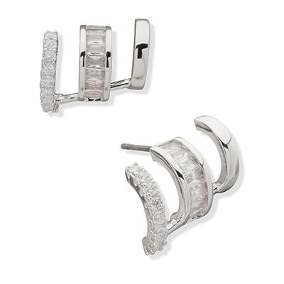 Aros Anne Klein  Plateado Mujer 01G01407