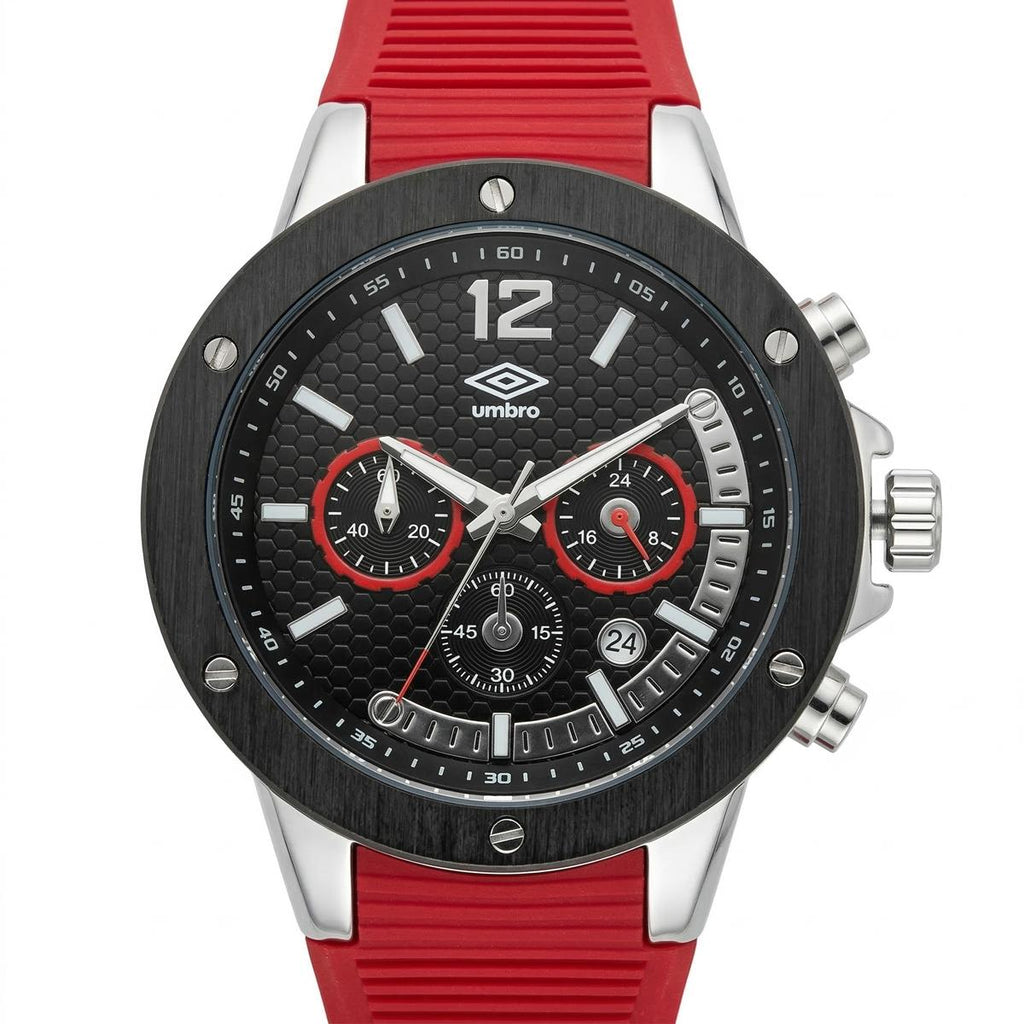Reloj Análogo Hombre Umbro Plus Rojo UMBP-1500-173