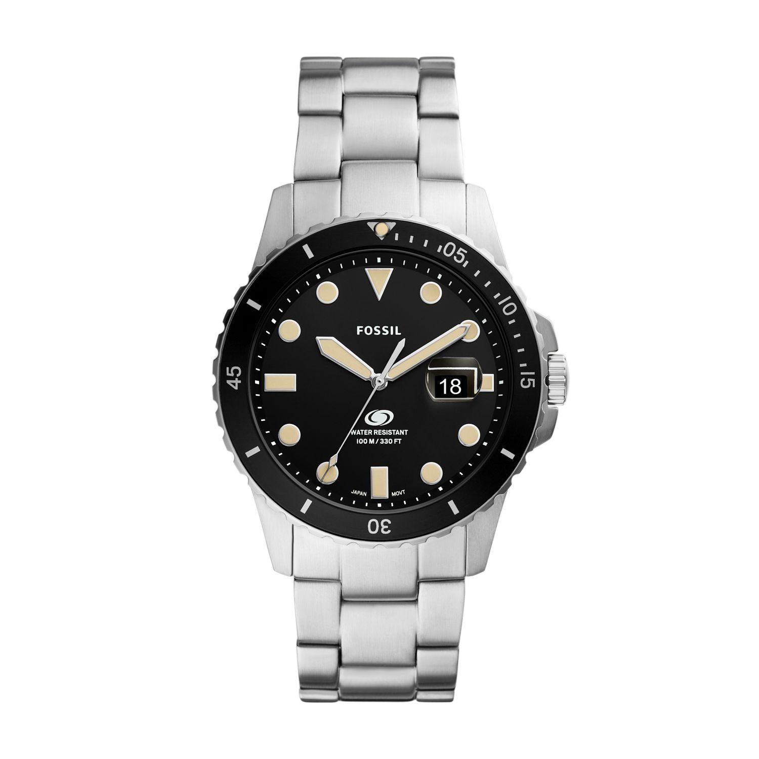 Reloj Plateado Fossil Hombre FS5952