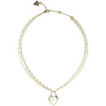 Collar Guess Dorado y Plateado Mujer JUBN04208JWYGRHT-U