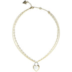 Collar Guess Dorado y Plateado Mujer JUBN04208JWYGRHT-U
