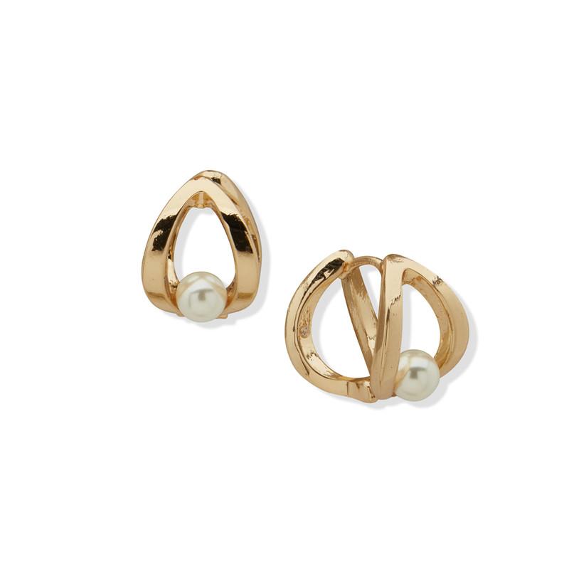 Gift Set Mujer Aros Anne Klein Cocoa Beach Dorado