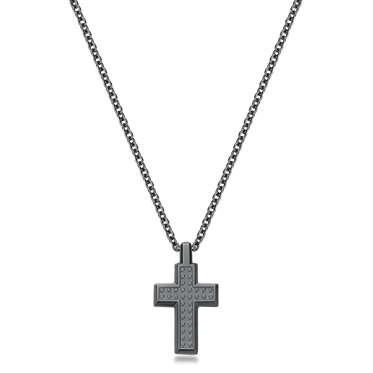 Collar Brosway Plomo Hombre BUL56
