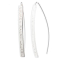 Aros Colgantes Ralph Lauren Plateado Mujer