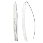 Aros Colgantes Ralph Lauren Plateado Mujer