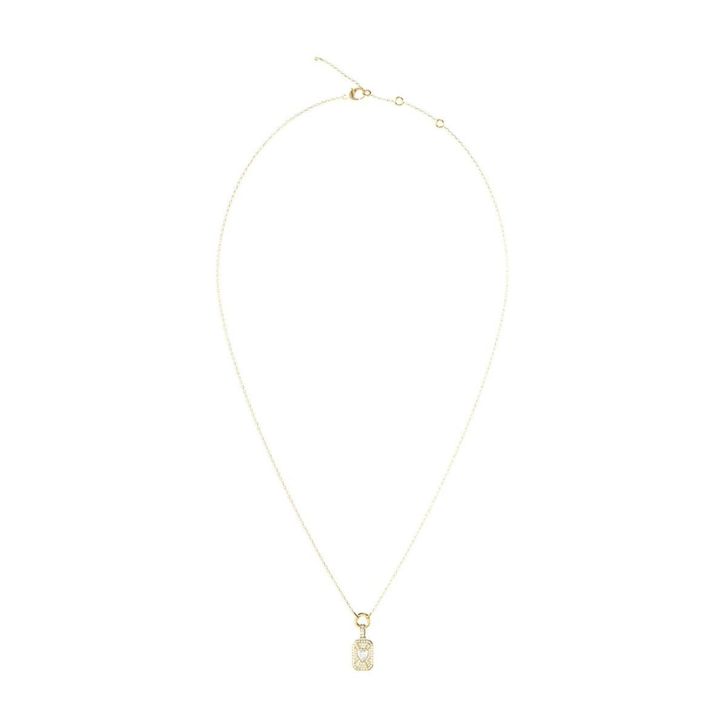Collar Crystal Love Mujer Guess Dorado