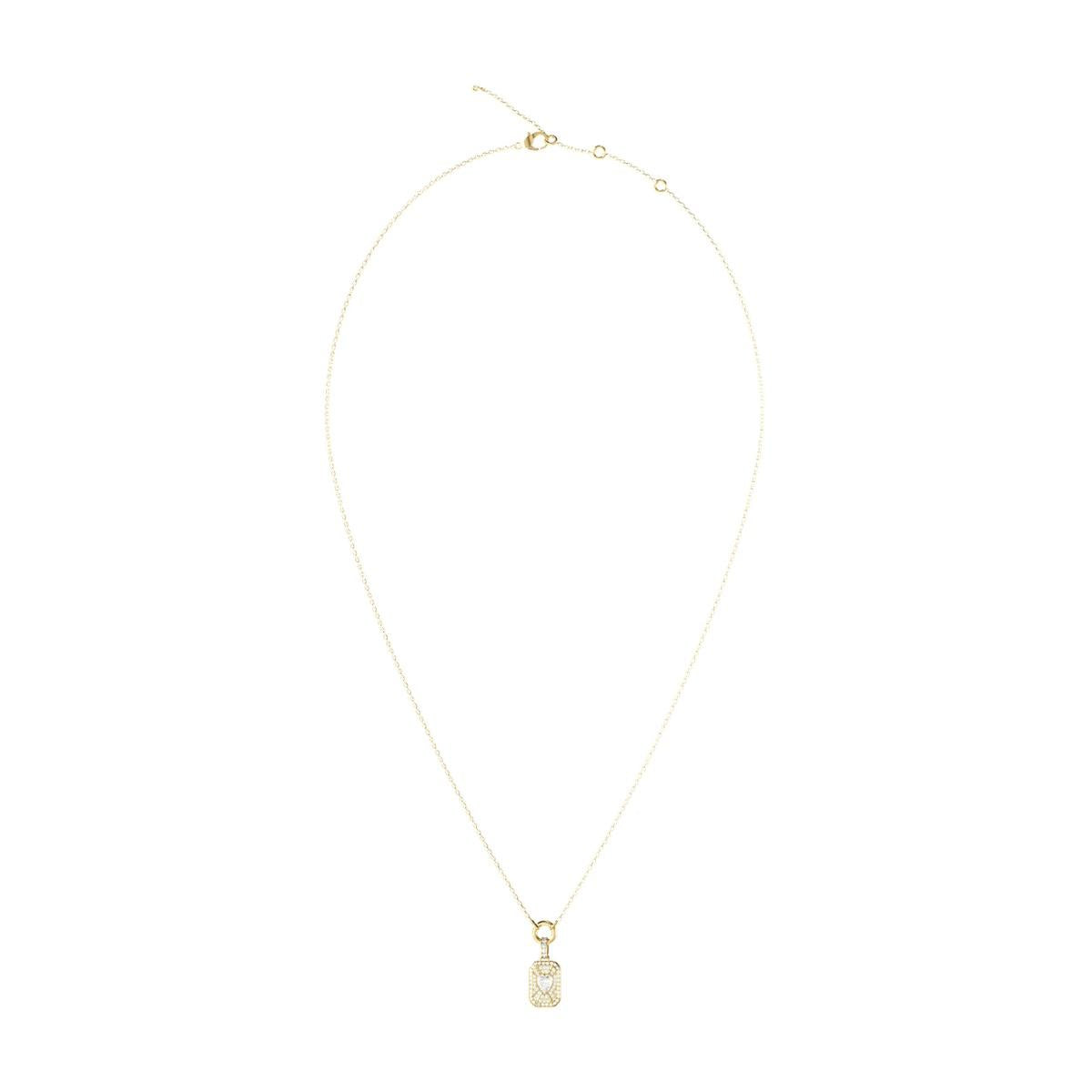 Collar Crystal Love Mujer Guess Dorado