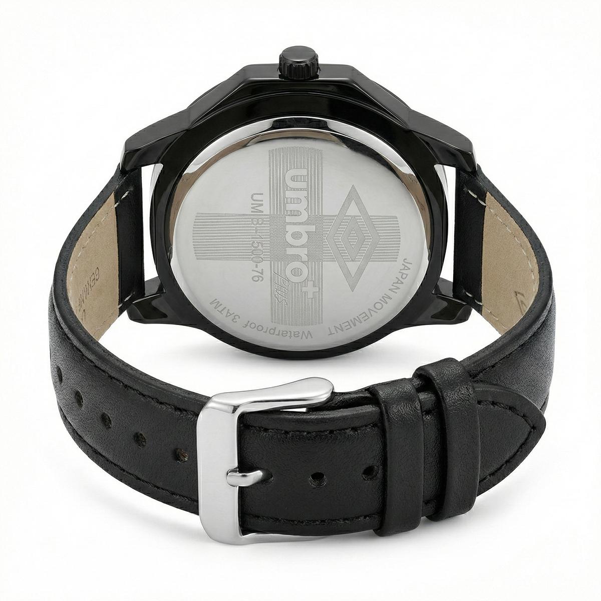 Reloj Análogo Hombre Umbro Plus Negro UMBP-1500-76