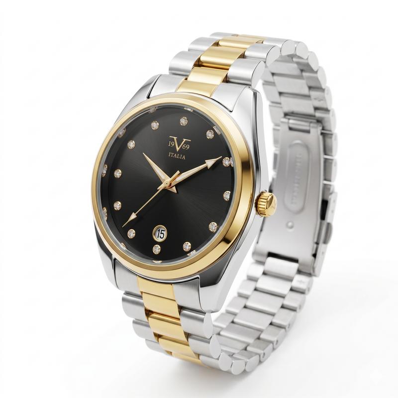Reloj Análogo Femenino V1969 Plateado V1969-1000-155