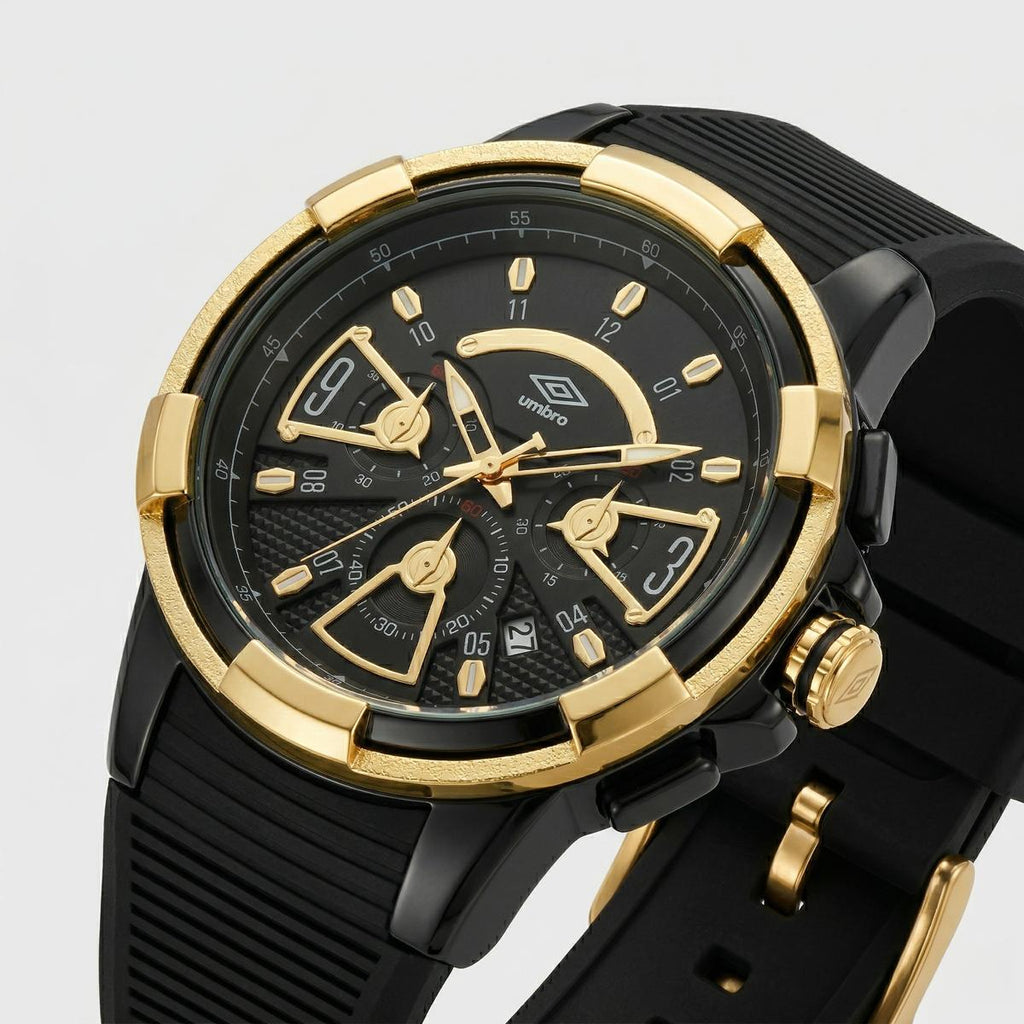 Reloj Análogo Hombre Umbro Plus Negro UMBP-1500-121