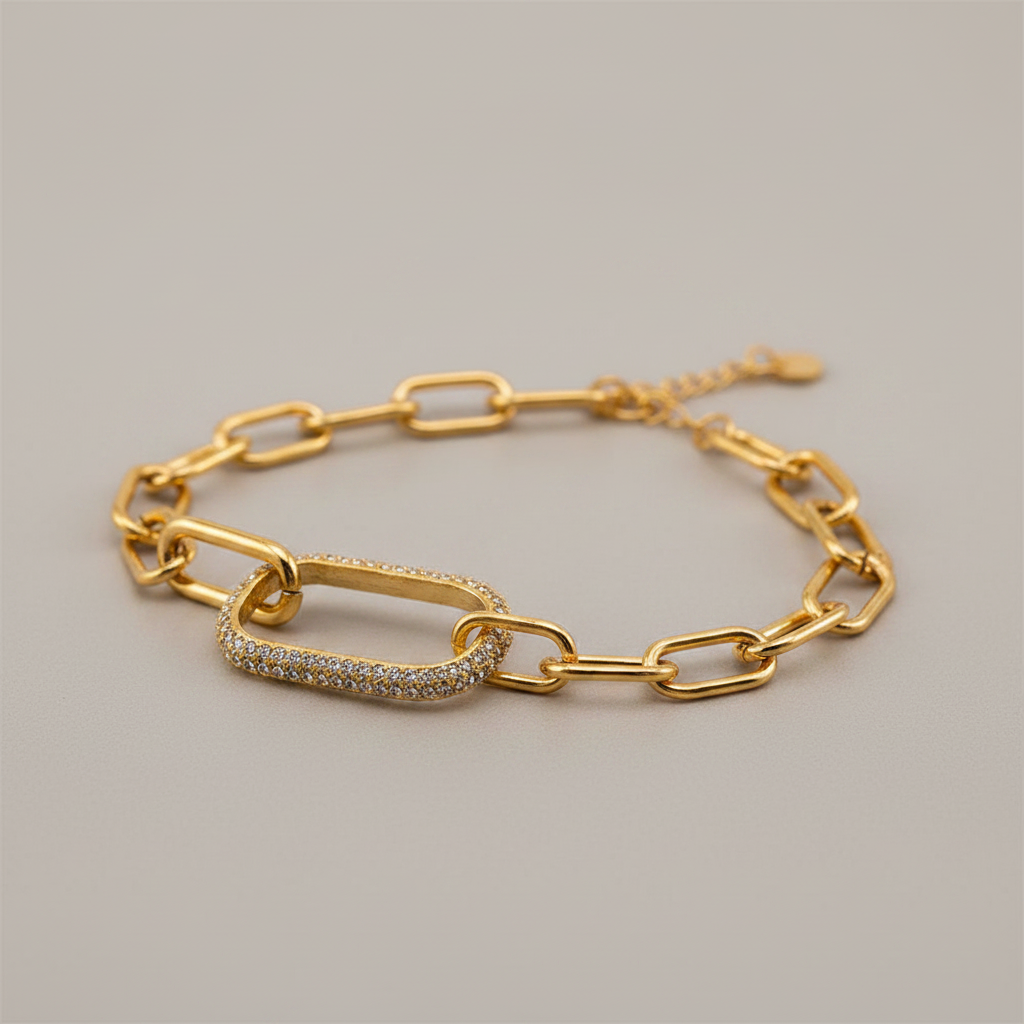 Pulsera  19v69 Dorado Mujer STB033