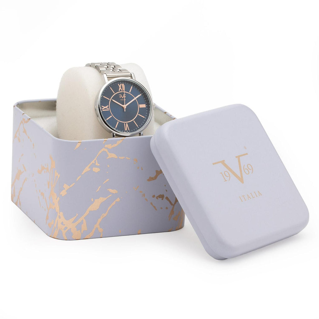 Reloj 19v69 Italia V1969-248-2 Plateado Mujer