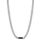 Collar Brosway Plateado Hombre BUL04