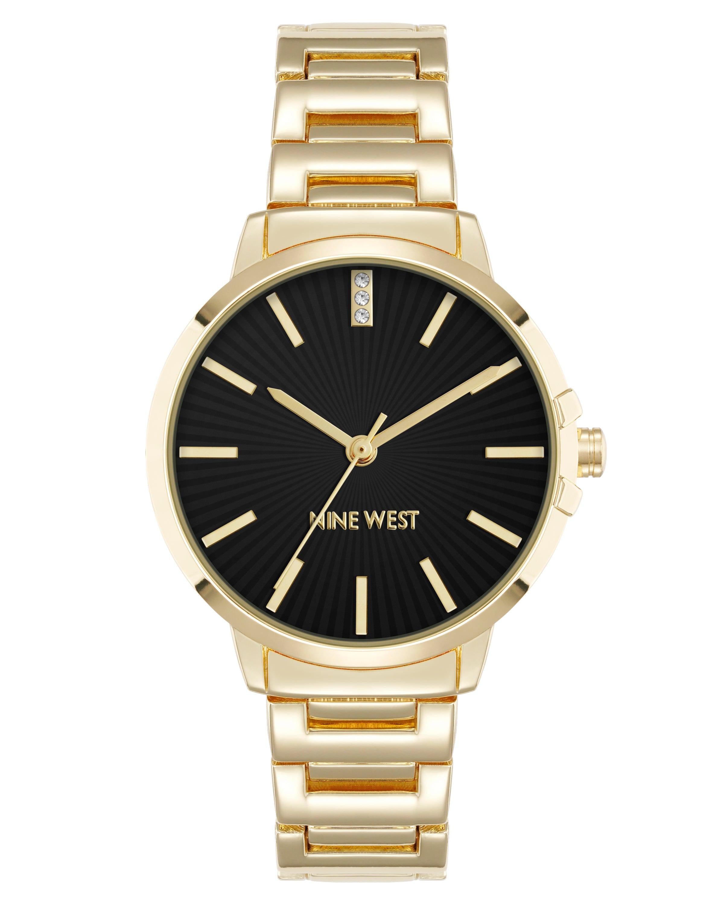 Reloj Análogo Mujer Nine West Dorado NW-3334BKGB