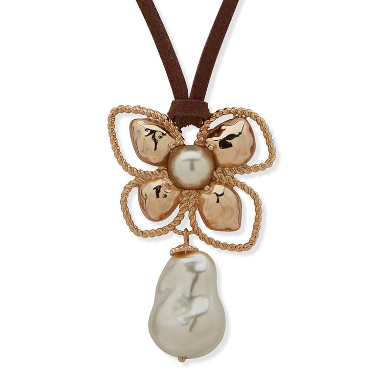 Collar Mujer Anne Klein Beauty In Bloom Dorado