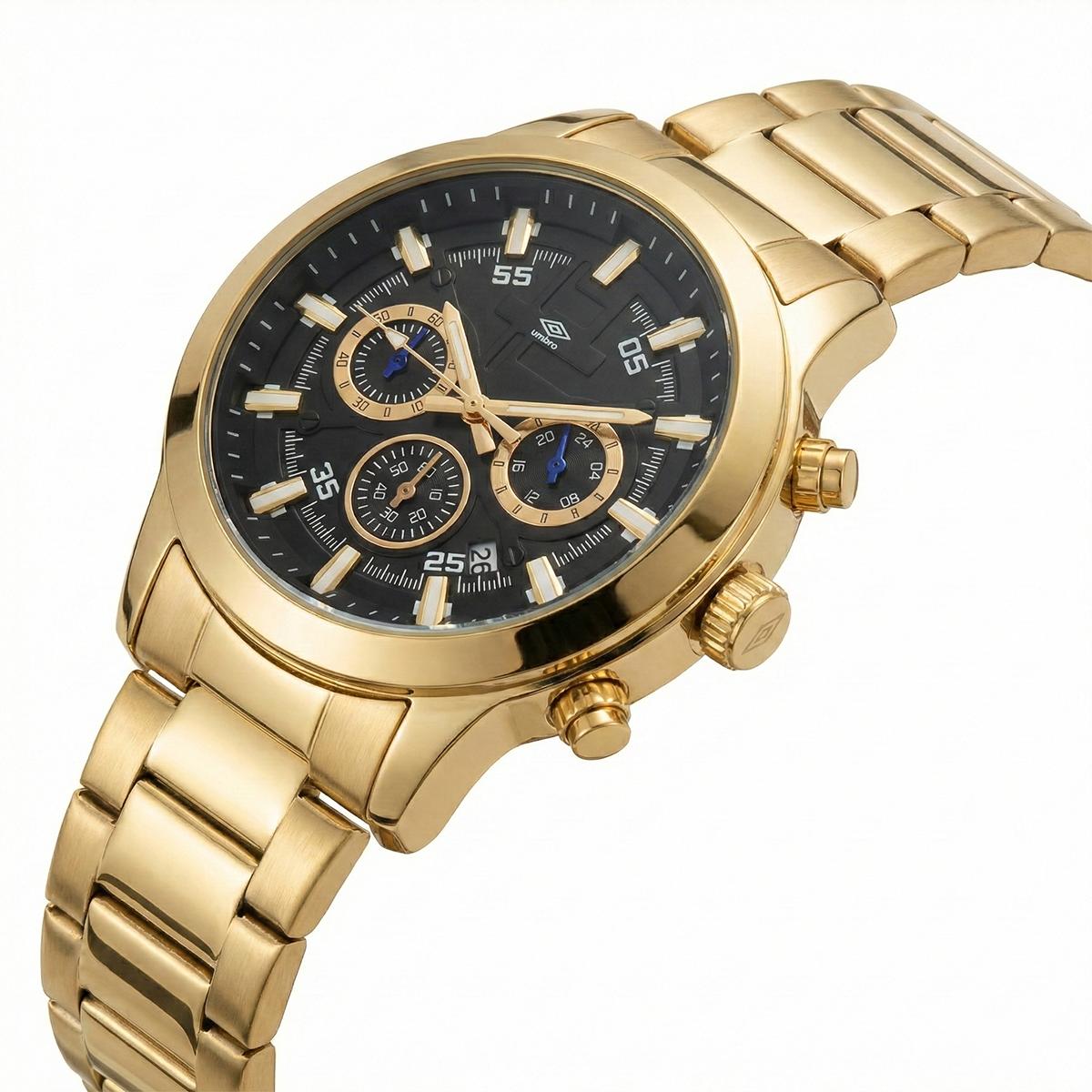Reloj Análogo Hombre Umbro Plus Dorado UMBP-1500-101