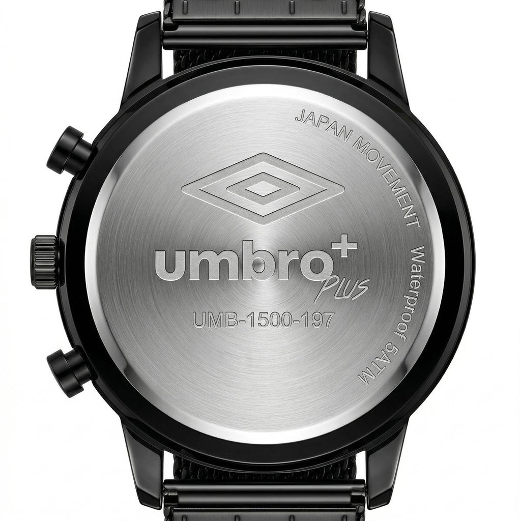 Reloj Análogo Hombre Umbro Plus Negro UMBP-1500-197