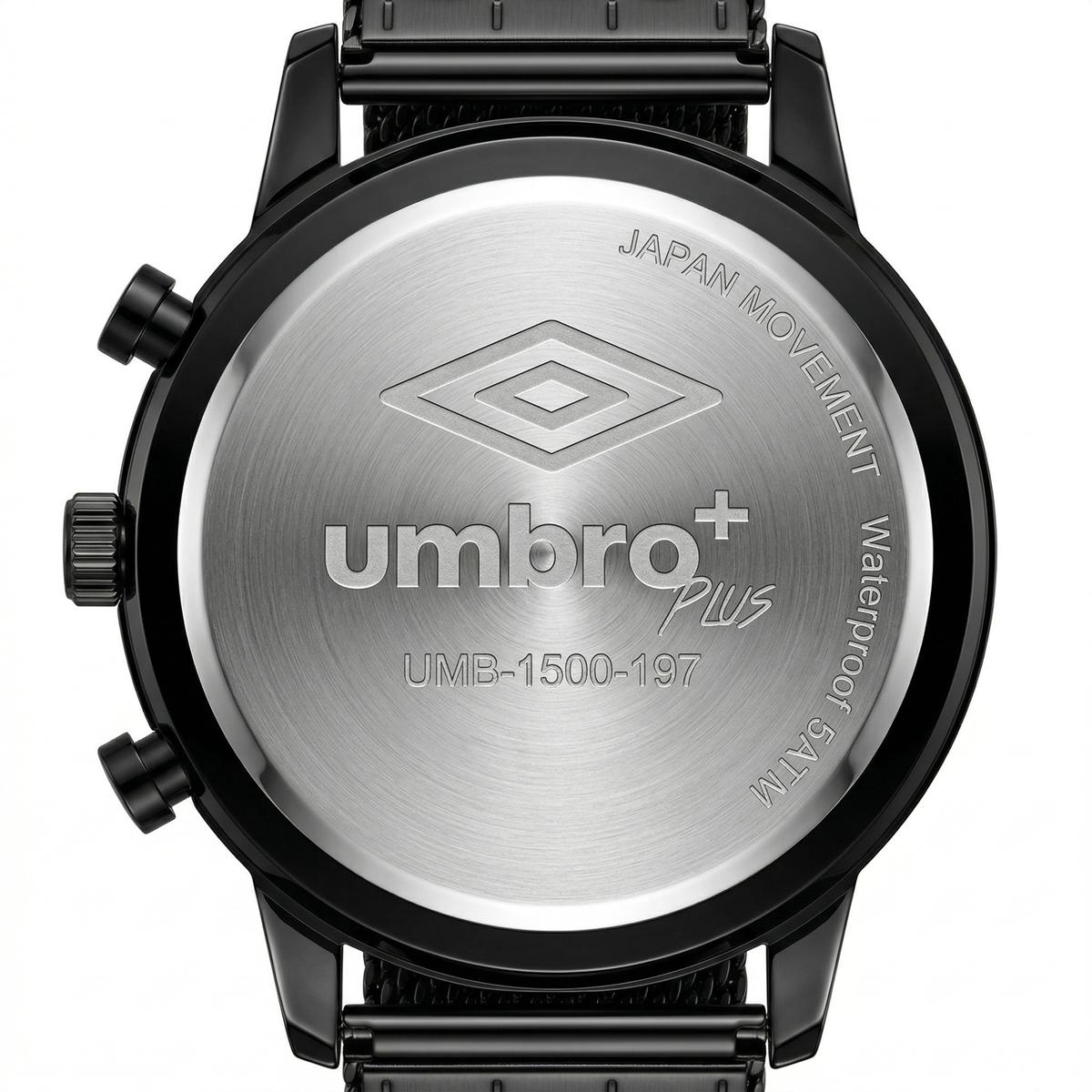 Reloj Análogo Hombre Umbro Plus Negro UMBP-1500-197