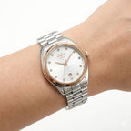 Reloj Análogo Femenino V1969 Plateado V1969-1000-151