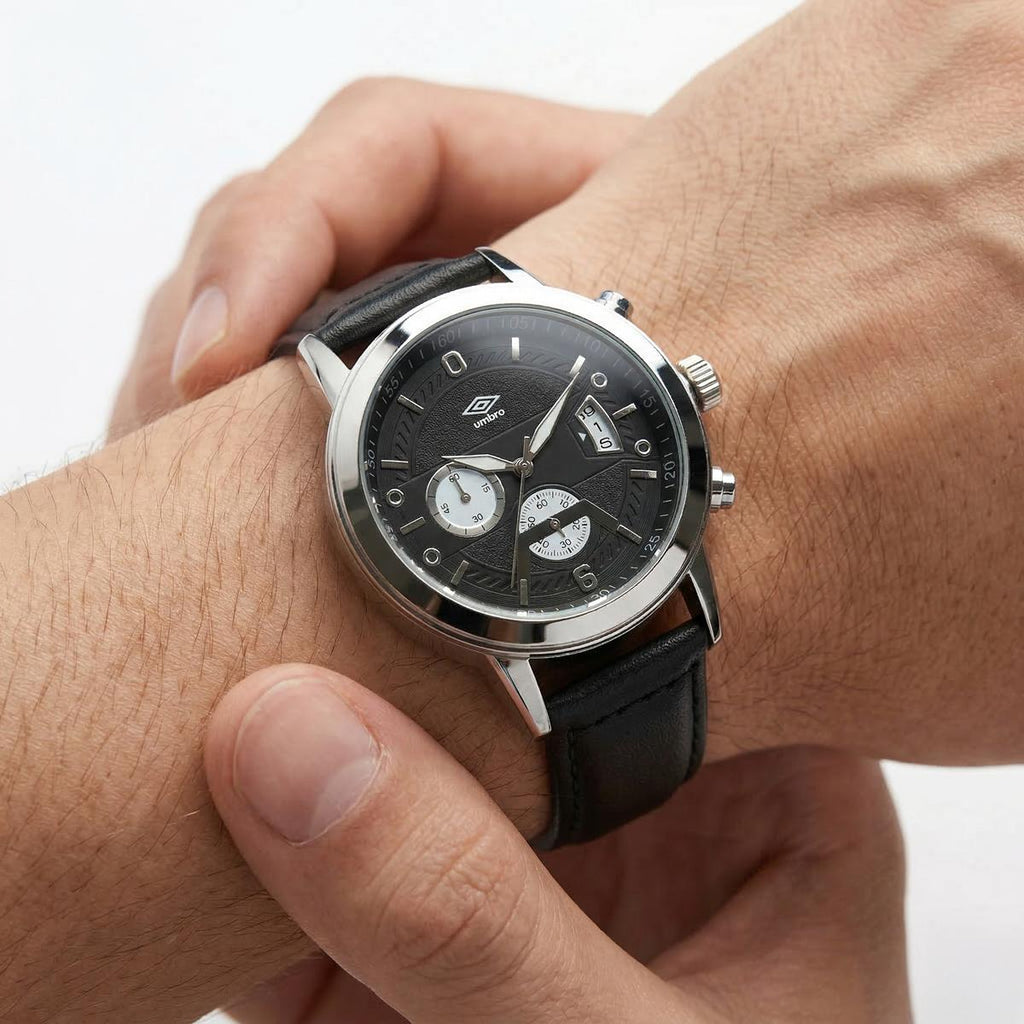 Reloj Análogo Hombre Umbro Plus Negro UMBP-1500-202