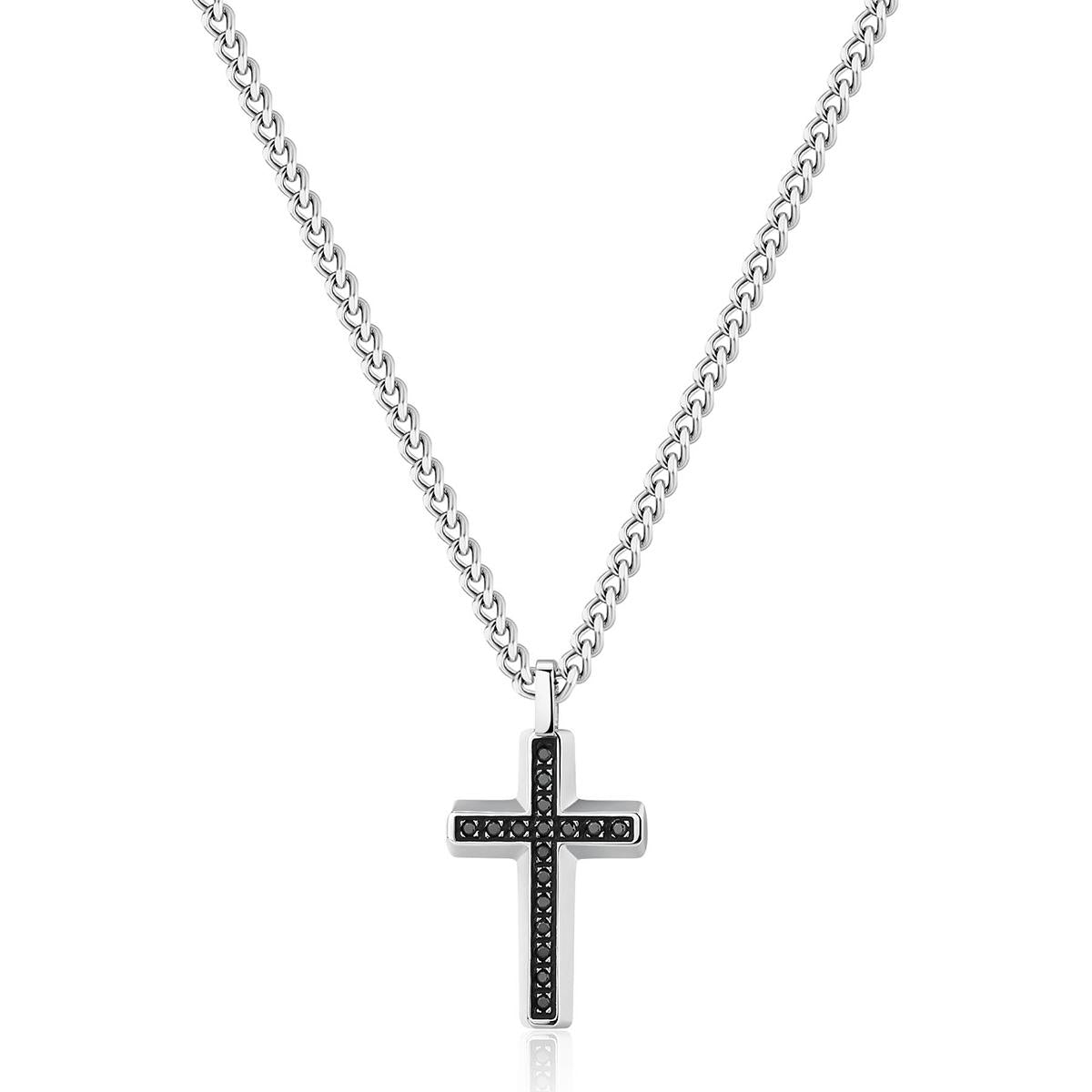 Collar Brosway Plateado Hombre BBC01